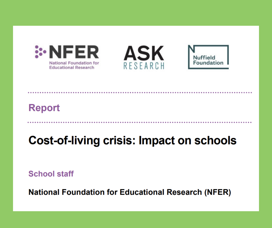 Report into the impact of cost-of-living crisis on schools highlights recruitment and retention issues