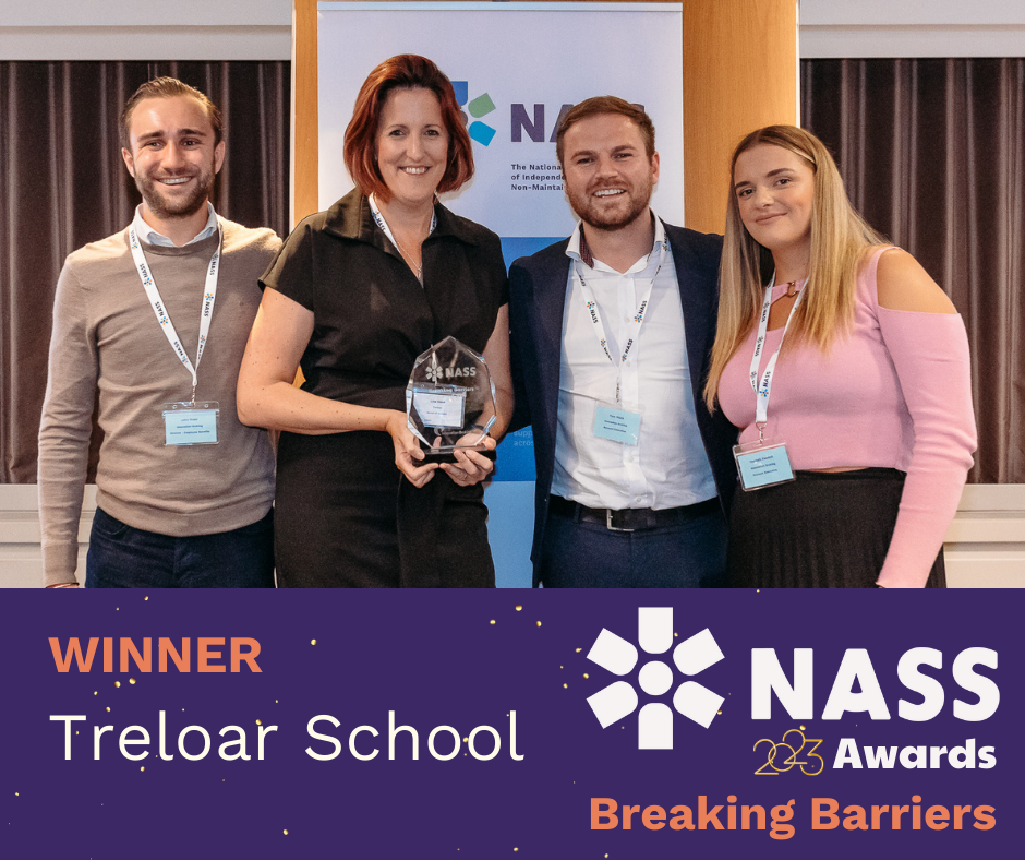 Treloar School wins Breaking Barriers award