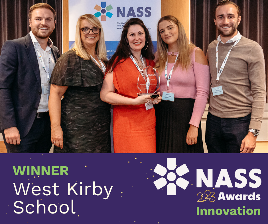 West Kirby School wins Innovation Award