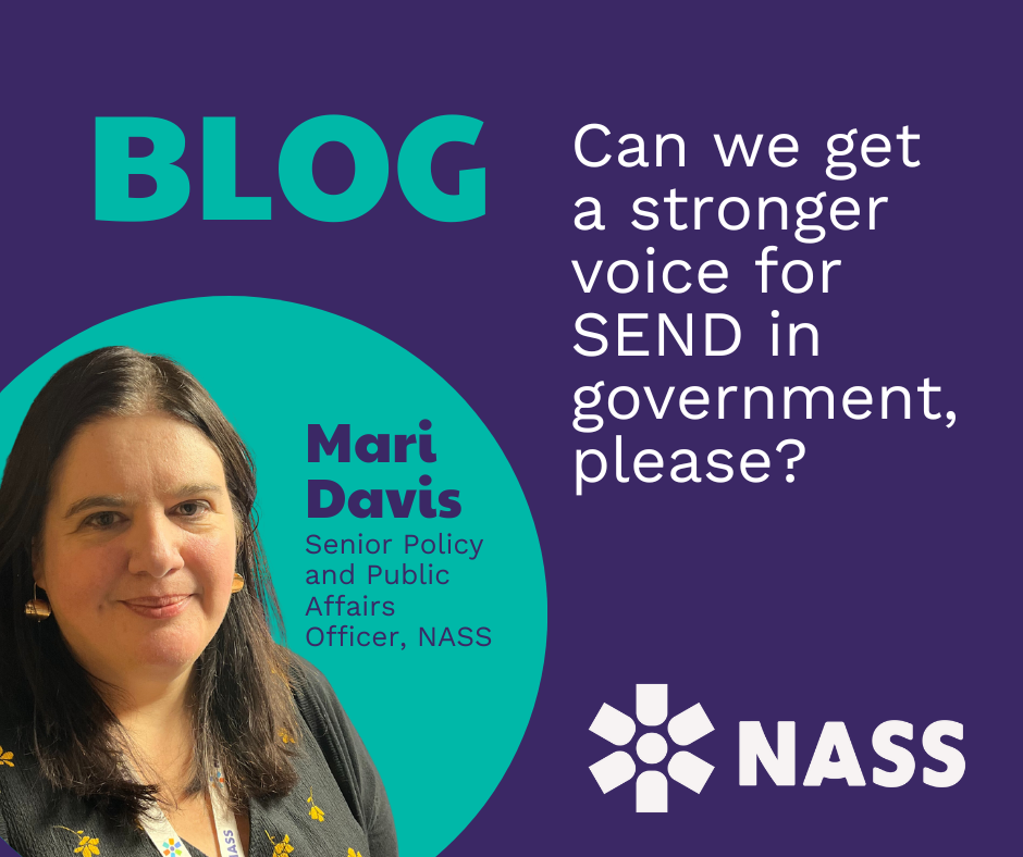 BLOG: Can we get a stronger voice for SEND in government, please?
