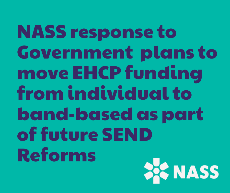 NASS response to DfE announcement on banded funding for specialist places